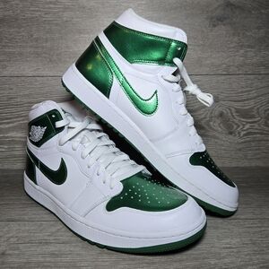 Size 11 Air Jordan 1 High Golf Shoes Sneaker Pine Green Men DQ0660-130 BRAND NEW